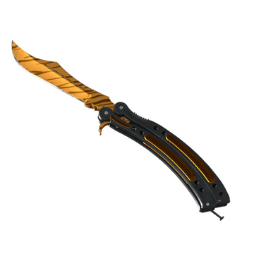 Butterfly Knife — Tiger Tooth